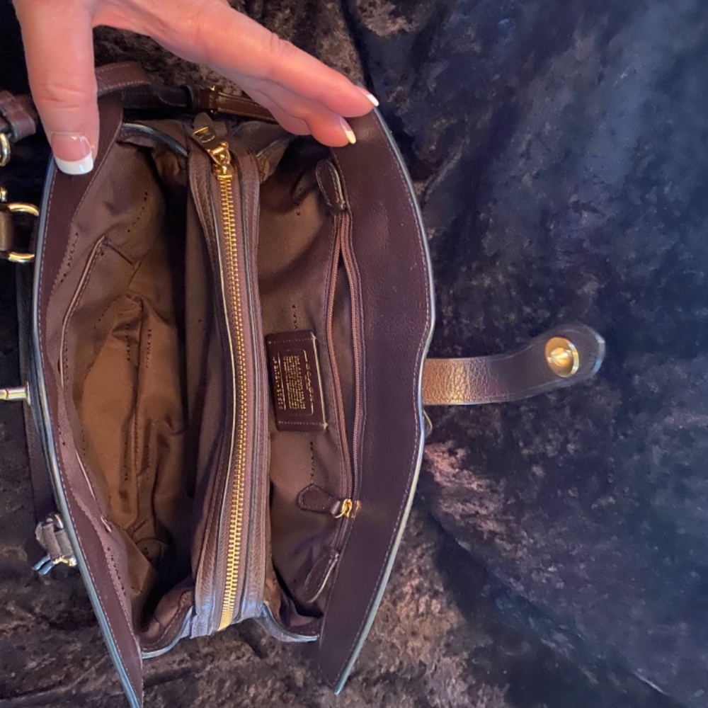 Coach Chocolate Brown Handbag - Picture 5 of 5